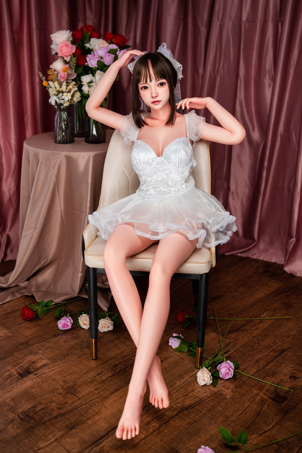 Roja seksa lelle (SHEDOLL 148 cm D-Cus #SH024 TPE+Silikona)