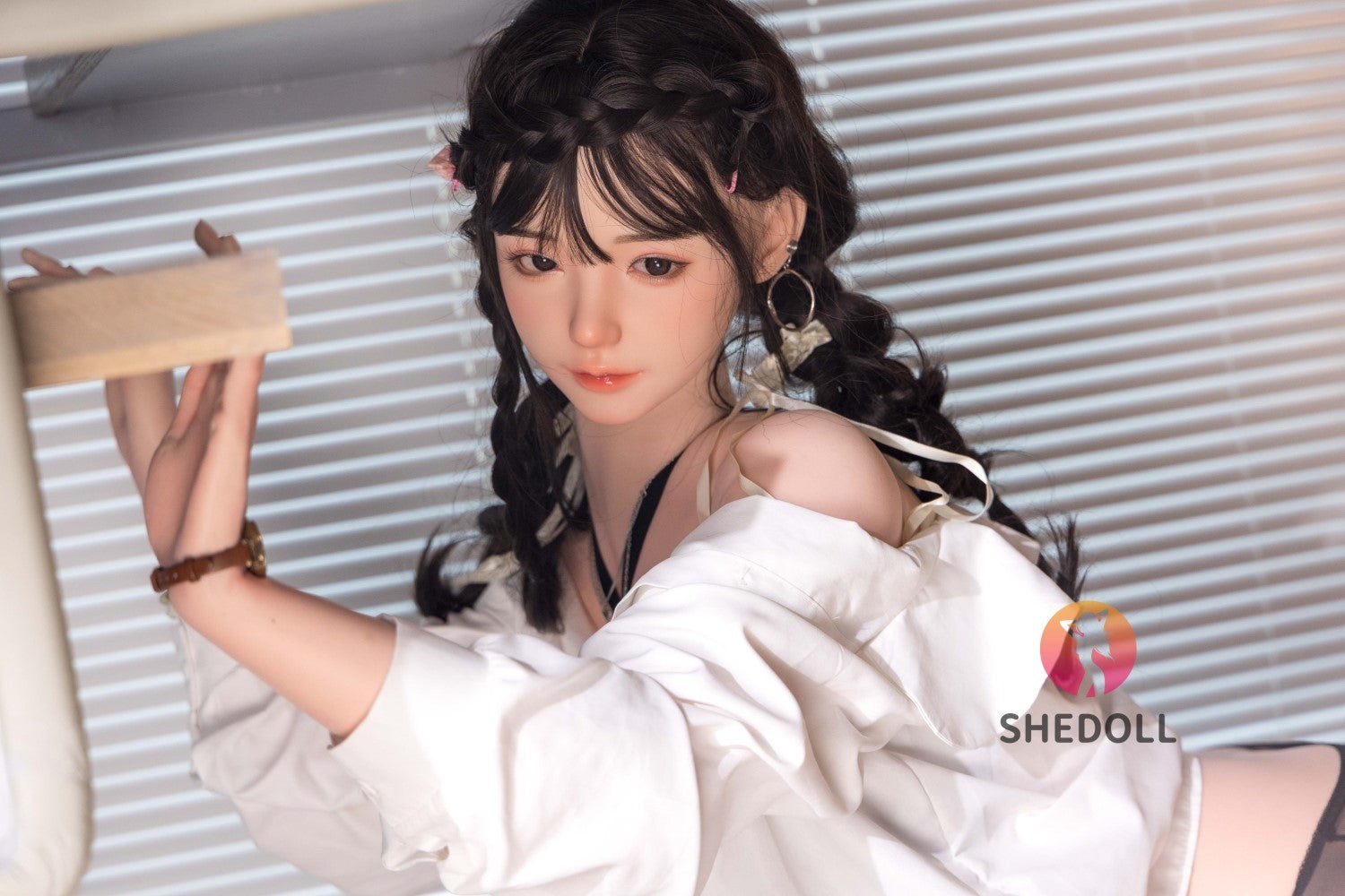 Seksa lelle Zara (SHEDOLL 165 cm E-Cus #SH056 Silikona)