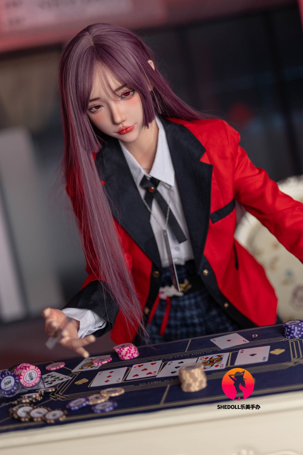 Yumeko Jabami seksa lelle (SHEDOLL 158 cm C-Cup #SH083 2.0 Silikona)