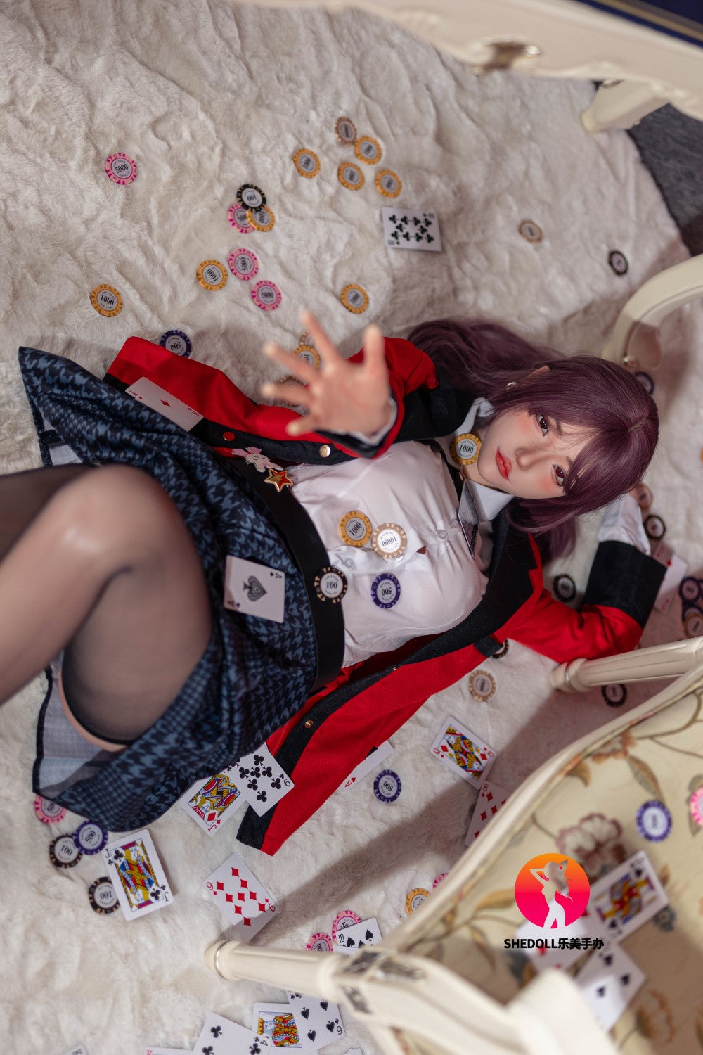 Yumeko Jabami seksa lelle (SHEDOLL 158 cm C-Cup #SH083 2.0 Silikona)