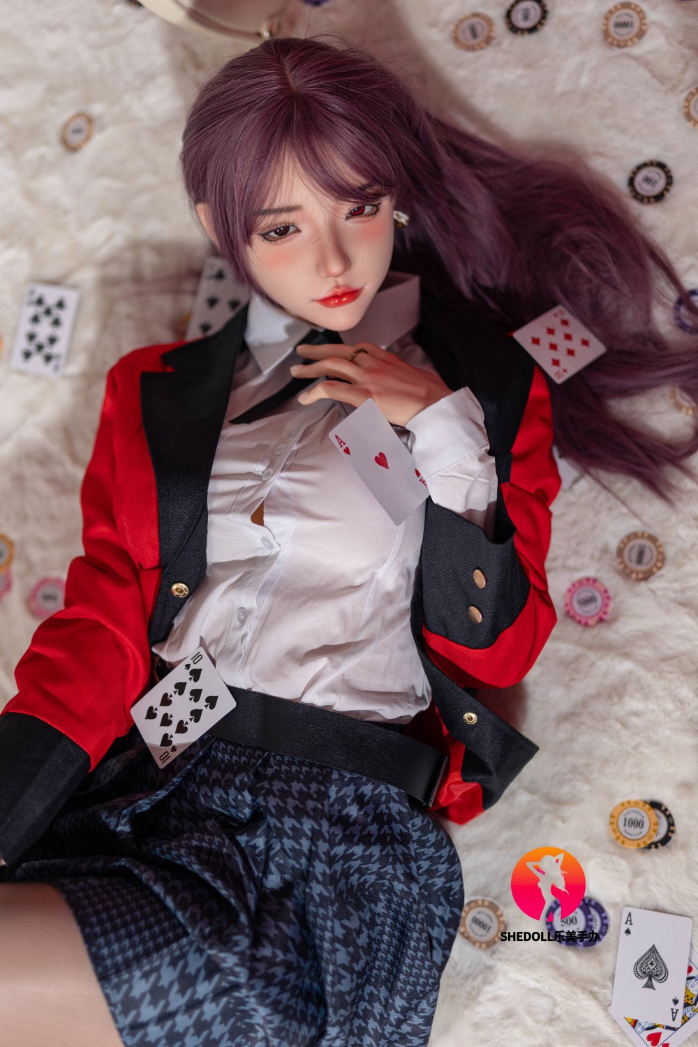 Yumeko Jabami seksa lelle (SHEDOLL 158 cm C-Cup #SH083 2.0 Silikona)