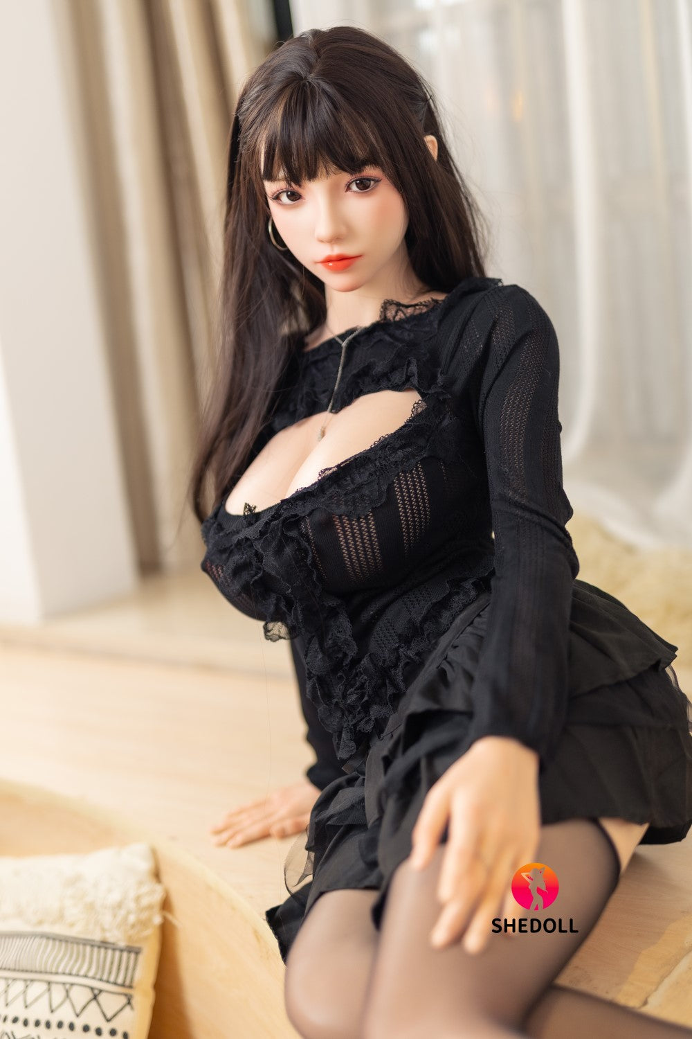 Rožu seksa lelle (SHEDOLL 163 cm H-Cus #SH090 2.0 Silikona)