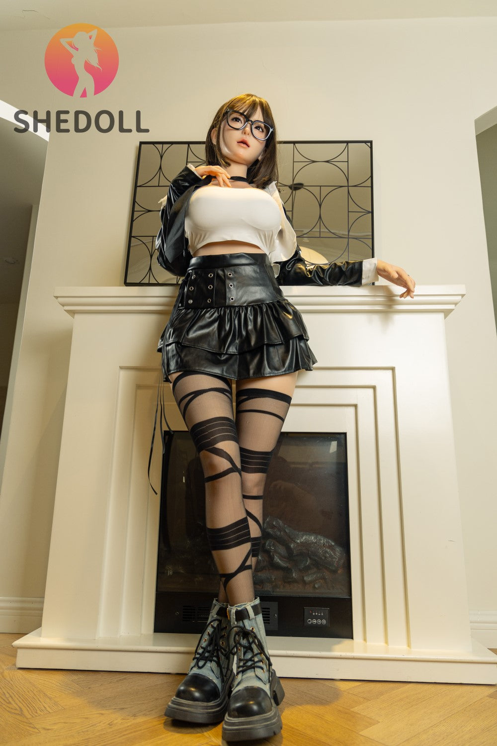 aprīļa seksa lelle (SHEDOLL 163 cm H-Cuss #SH092 2.0 Silikona)