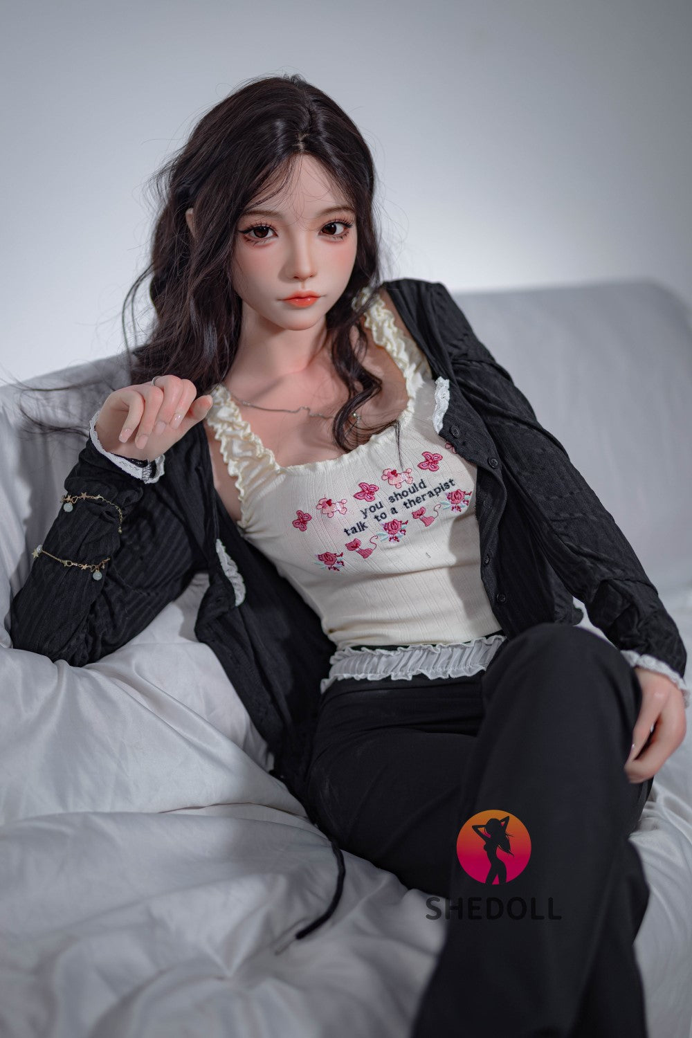Rožu seksa lelle (SHEDOLL 158 cm C-Cup #SH105 Silikona)