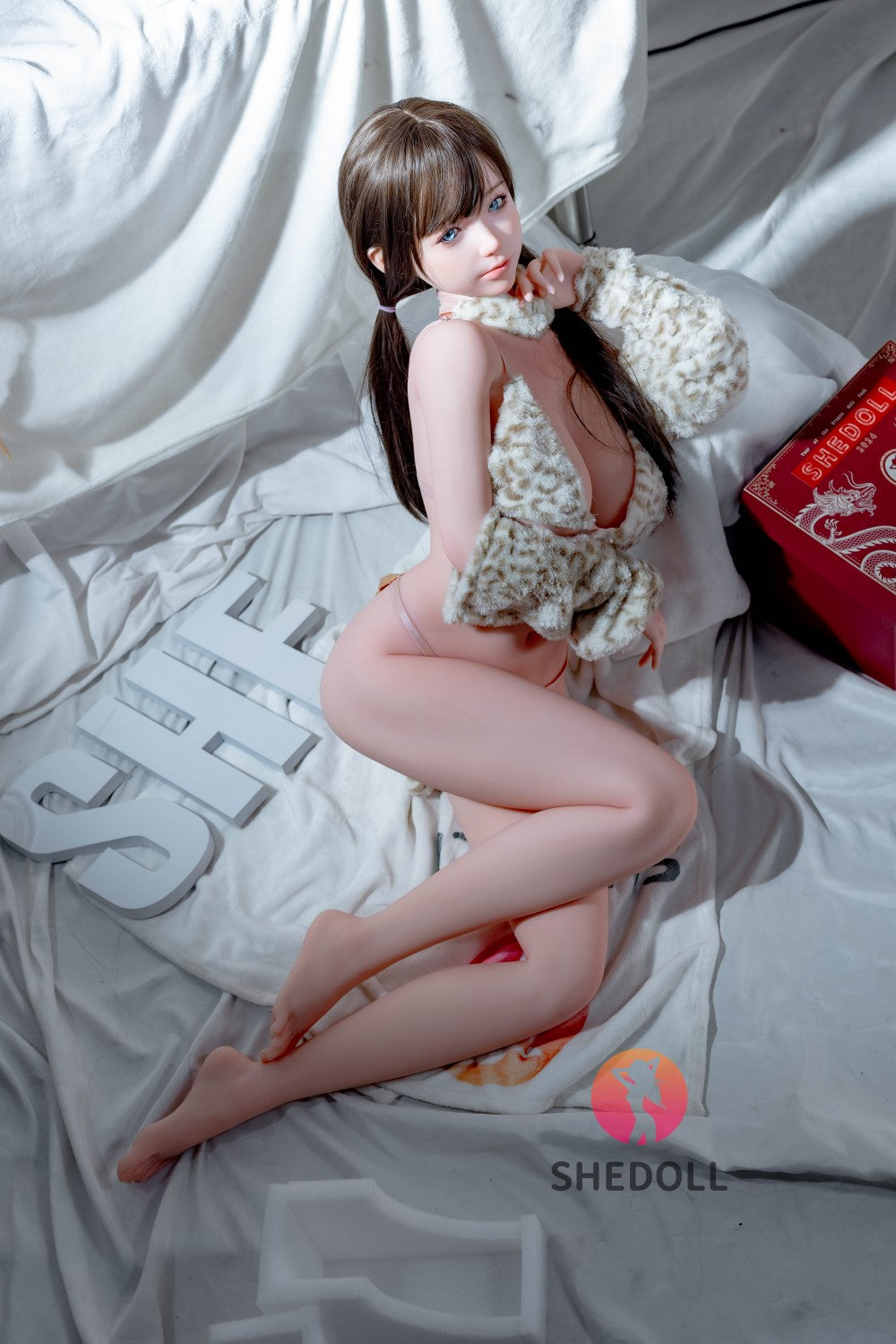 Silvija seksa lelle (SHEDOLL 148 cm D-Cuss #SH136 2.0 TPE+Silicone)