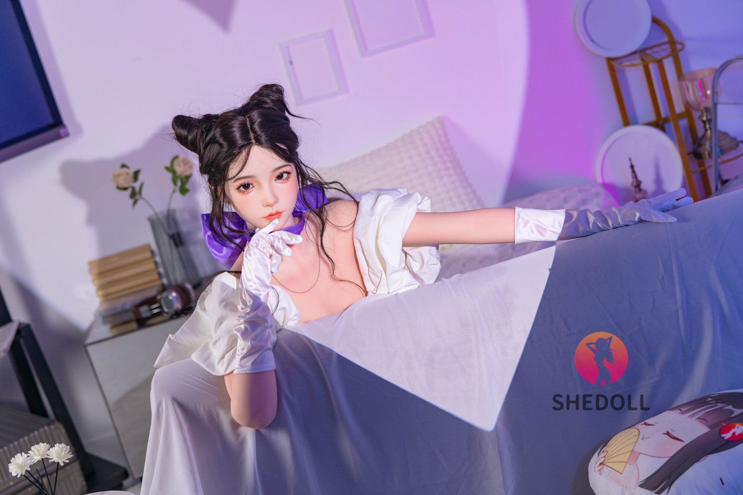 Rožu seksa lelle (SHEDOLL 168 cm D-Cus #SH138 2.0 TPE+Silikona)