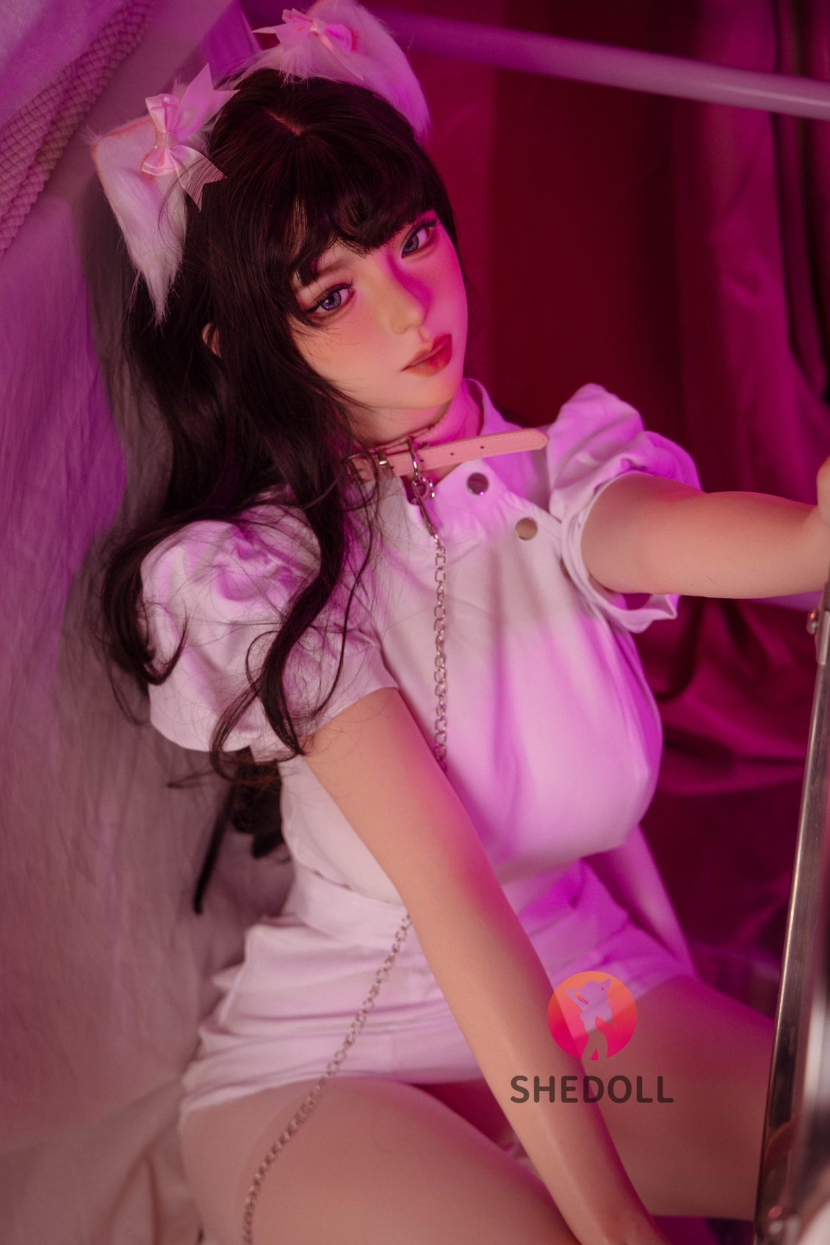 Kosame seksa lelle (SHEDOLL 168 cm D-Cus #SH147 2.0 silikons)