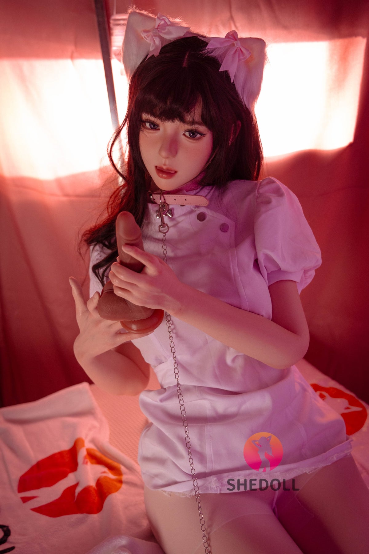 Kosame seksa lelle (SHEDOLL 168 cm D-Cus #SH147 2.0 silikons)