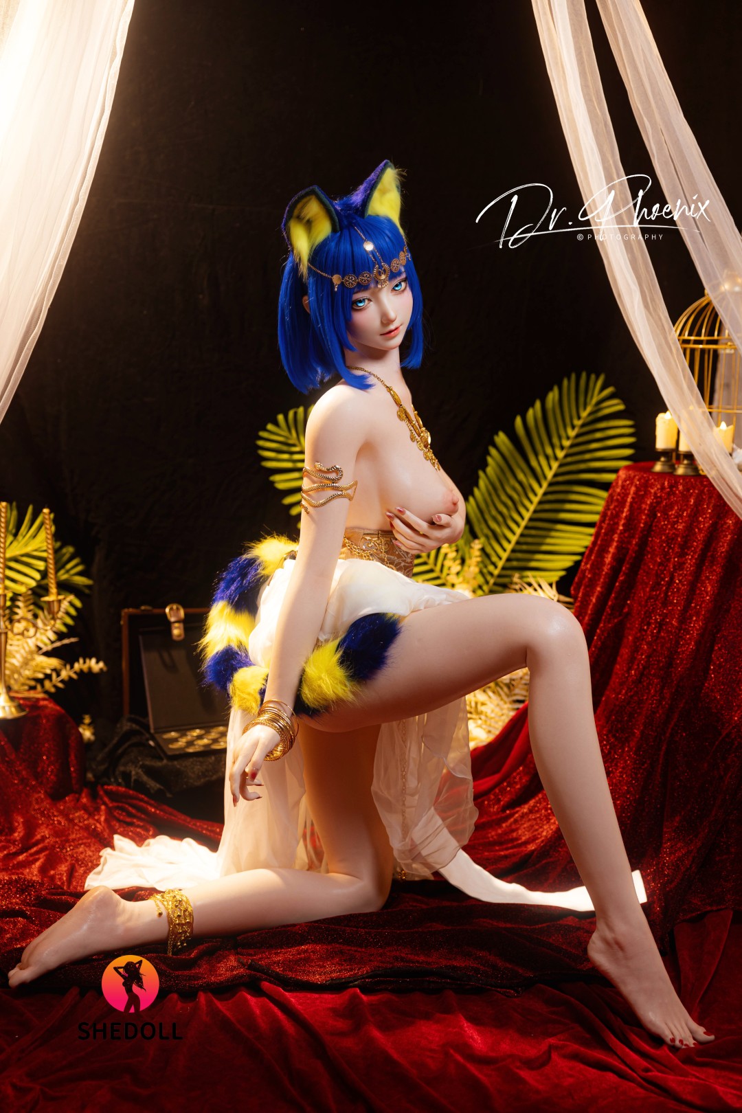 Ankha seksa lelle (SHEDOLL 168 cm D-Cus #SH192 2.0 Silikona)