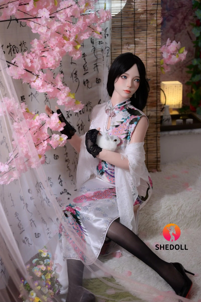 Rožu seksa lelle (SHEDOLL 168 cm D-Cus #SH230 2.0 silikons)