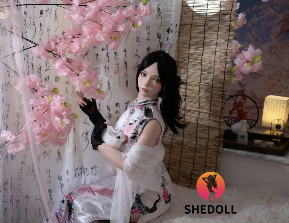 Rožu seksa lelle (SHEDOLL 168 cm D-Cus #SH230 2.0 silikons)