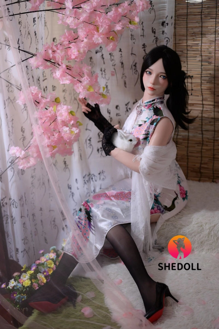 Rožu seksa lelle (SHEDOLL 168 cm D-Cus #SH230 2.0 silikons)