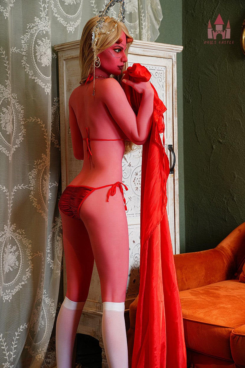 Skārletas seksa lelle (Dolls Castle 163 cm F-Cus #A3 TPE)