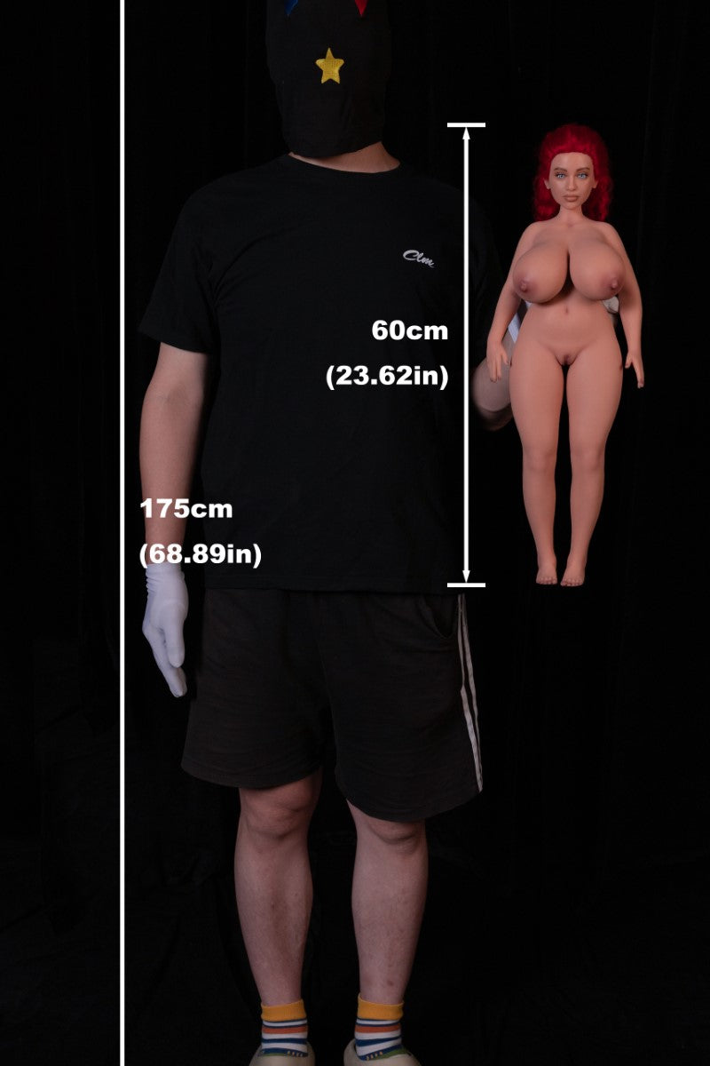 Hedija seksa lelle (Climax Lelle Mini 60cm F krūzīte silikona)