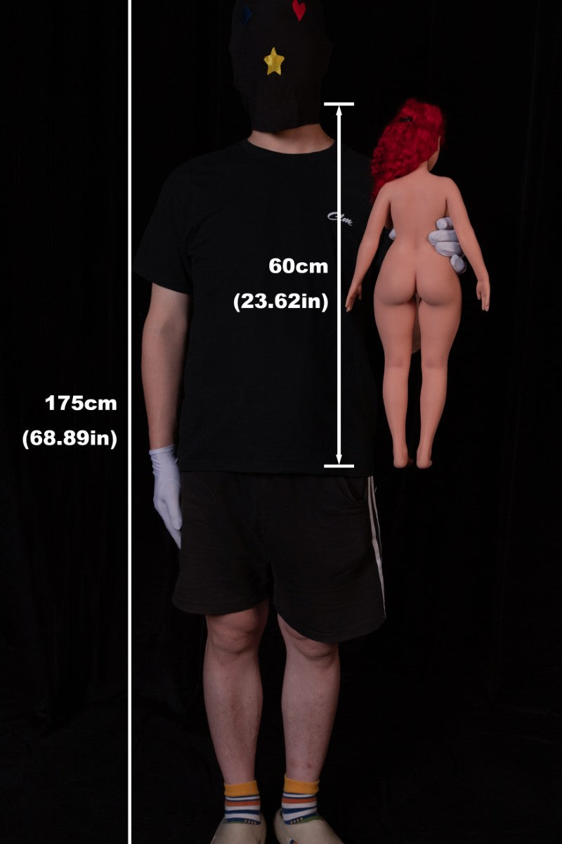 Hedija seksa lelle (Climax Lelle Mini 60cm F krūzīte silikona)