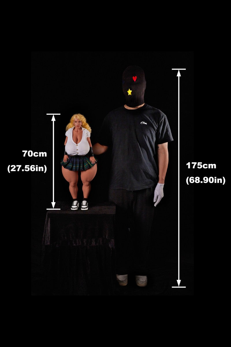 Seksa lelle Čeiss (Climax Lelle Mini 70 cm S-cup silikona)