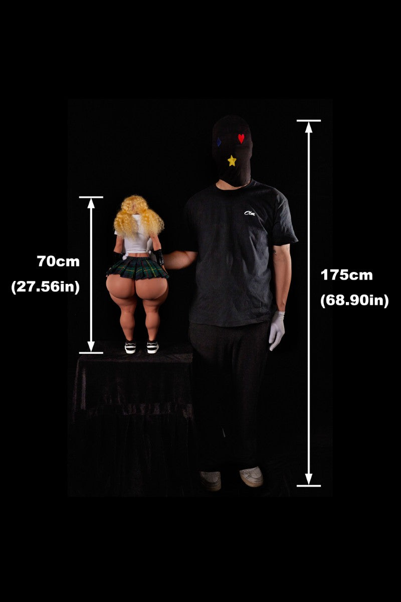 Seksa lelle Čeiss (Climax Lelle Mini 70 cm S-cup silikona)