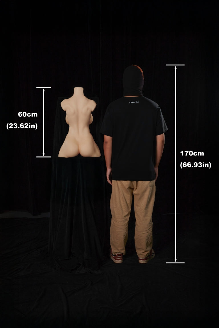 Torso 663# Sex Doll (Climax Lelle ULW 60cm F-kauss silikons)