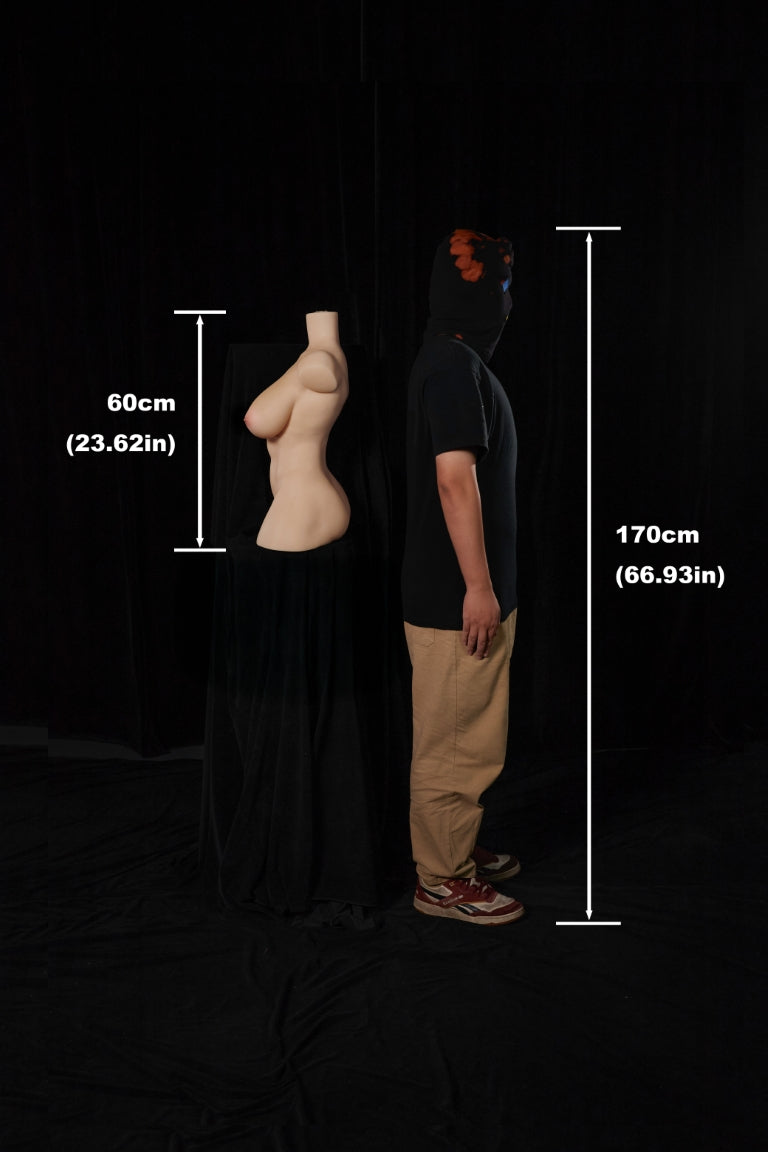 Torso 663# Sex Doll (Climax Lelle ULW 60cm F-kauss silikons)