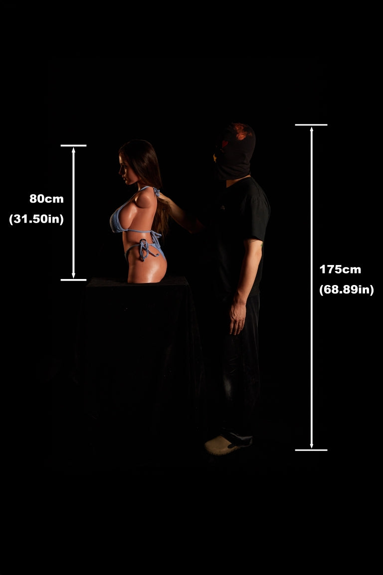 Elīza Torso seksa lelle (Climax Lelle ULW 80cm G-cup silikona)
