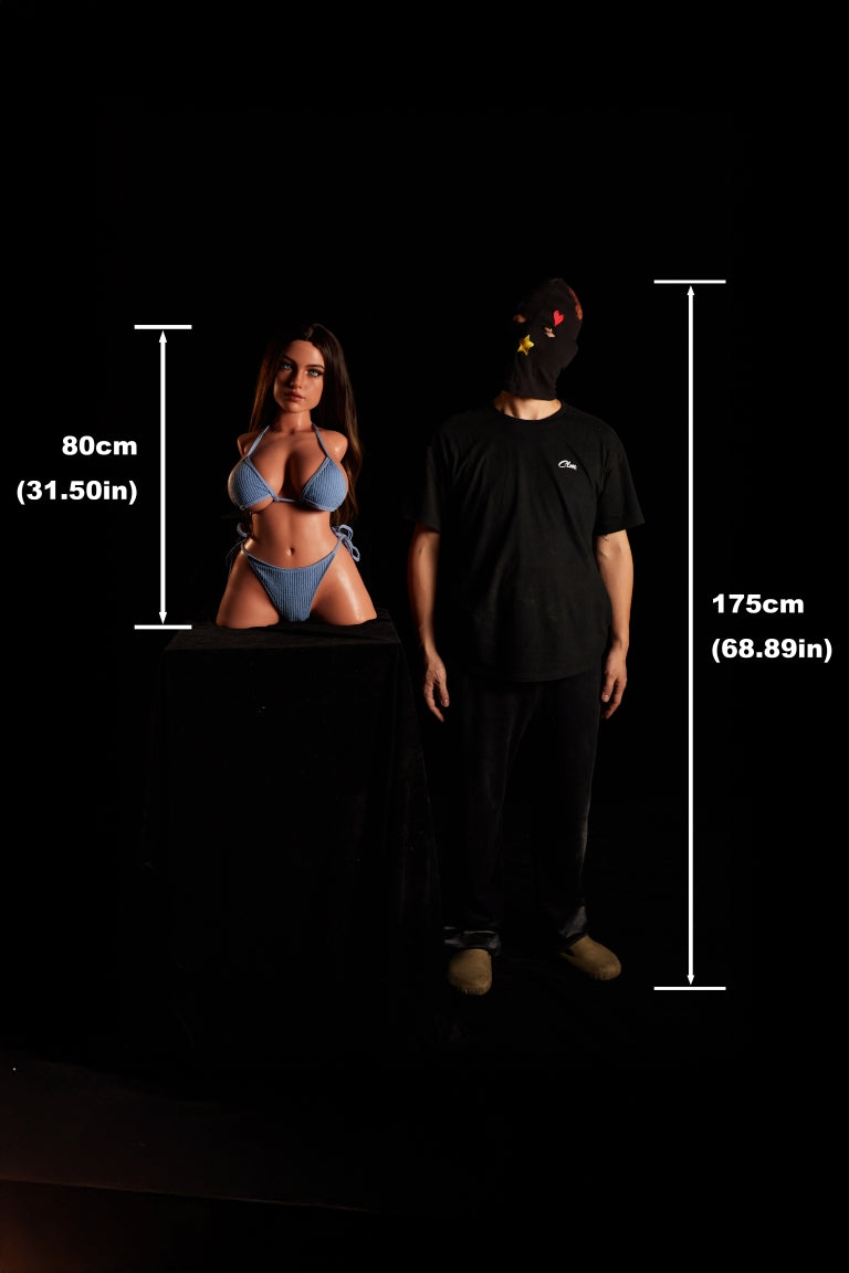 Elīza Torso seksa lelle (Climax Lelle ULW 80cm G-cup silikona)