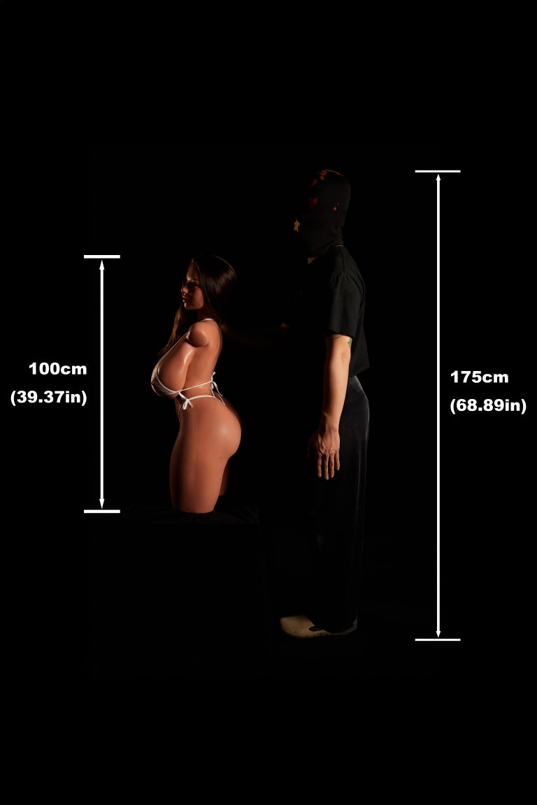 Hazel Torso Sex Doll (Climax Lelle ULW 100cm K-cup silikona)