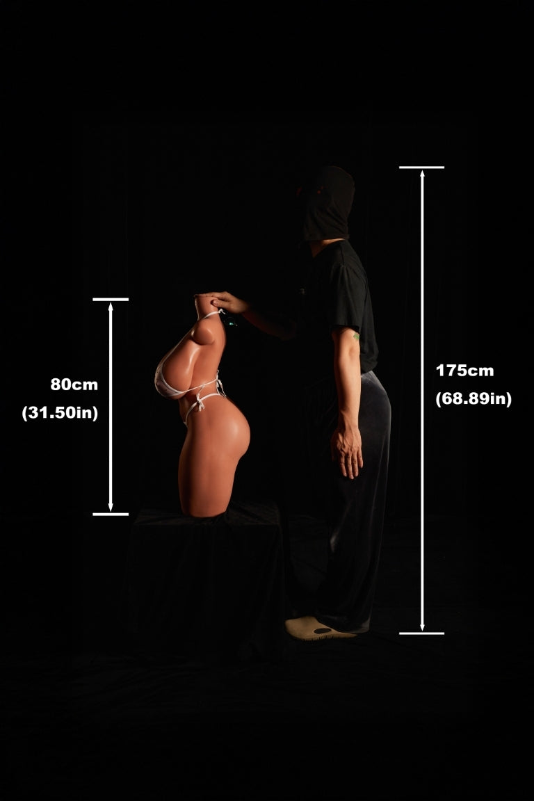 Torso 884# Seksa lelle (Climax Lelle ULW 80cm K-cup silikona)
