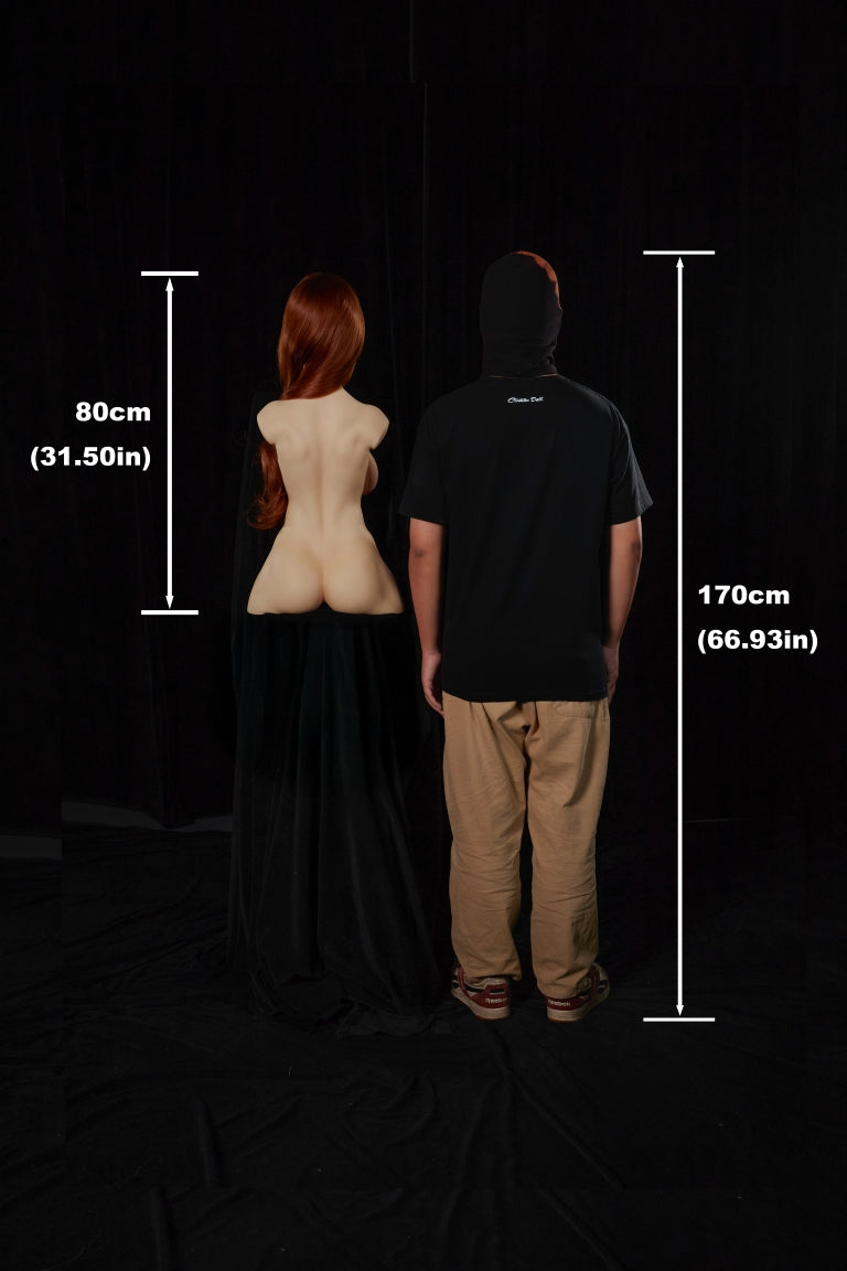 Seksa lelle Līvija Torso (Climax Lelle ULW 80cm F krūzīte Silikona)