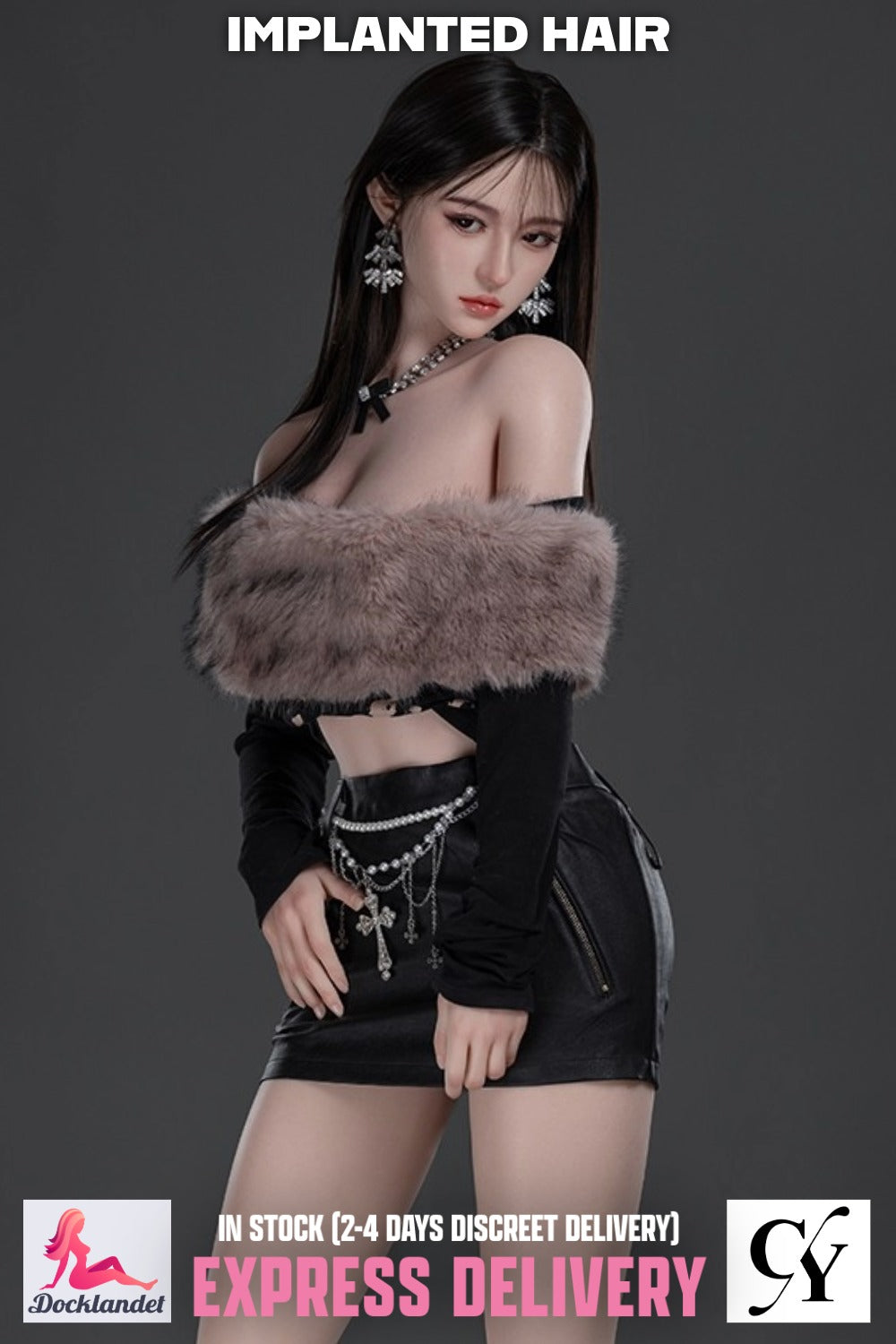 Žimina seksa lelle (TOP CYDOLL 168 cm F-kauss TPE+Silikona) EXPRESS