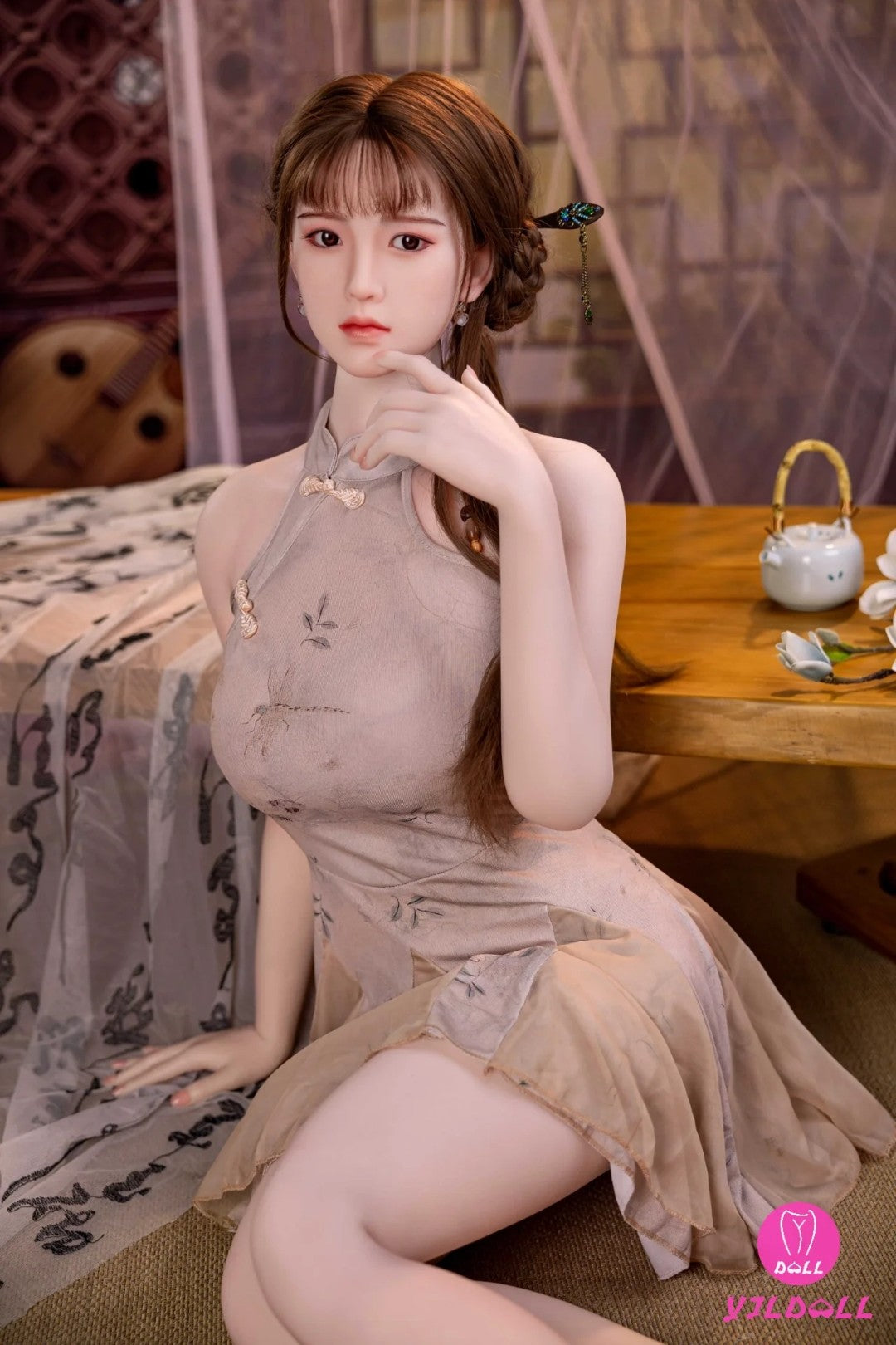 Emijas seksa lelle (YJL Doll 165 cm D-Cup #396 TPE+Silicone)