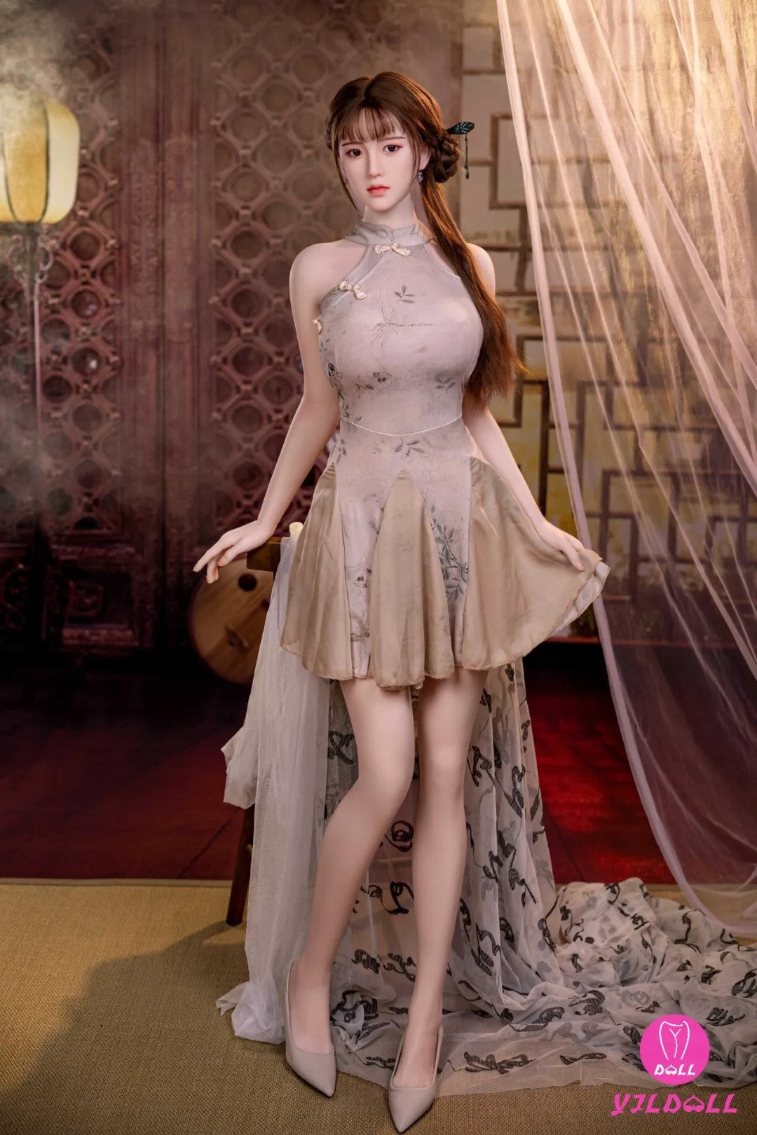 Emijas seksa lelle (YJL Doll 165 cm D-Cup #396 TPE+Silicone)