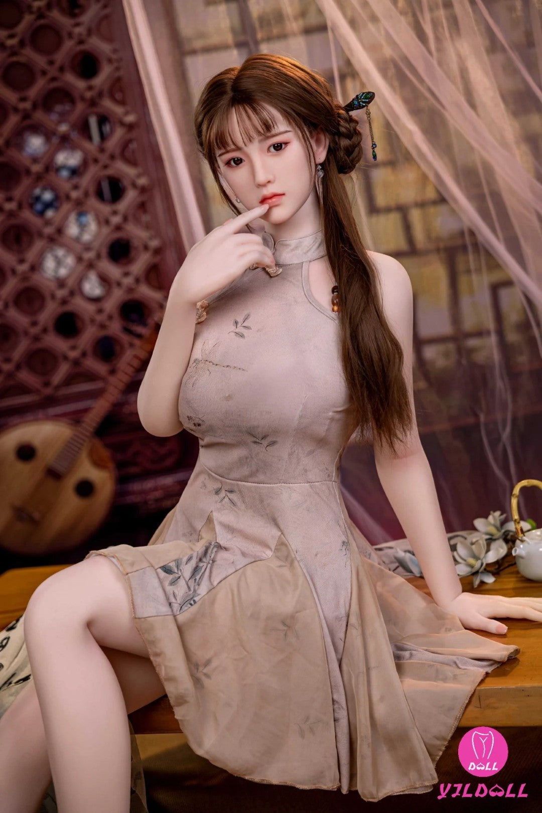 Emijas seksa lelle (YJL Doll 165 cm D-Cup #396 TPE+Silicone)