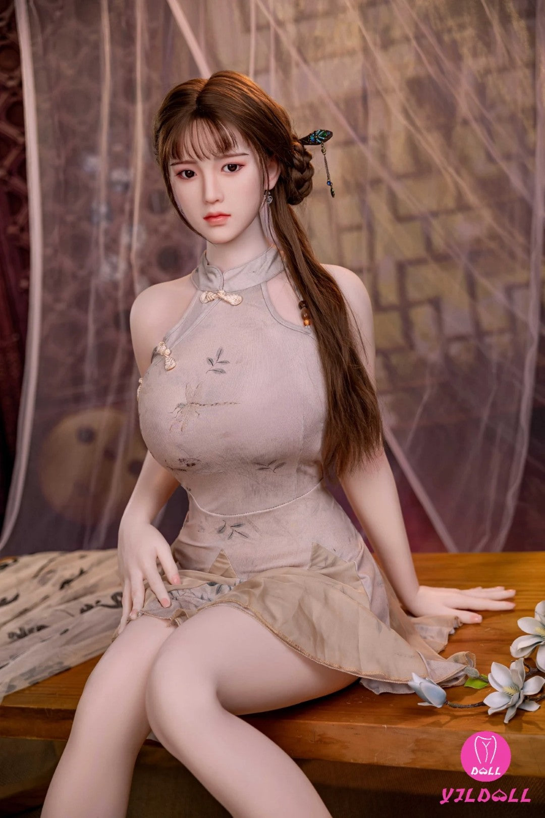 Emijas seksa lelle (YJL Doll 165 cm D-Cup #396 TPE+Silicone)