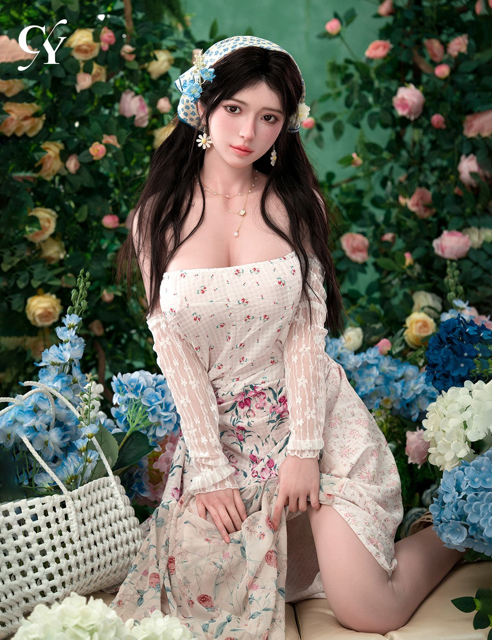 Una seksa lelle (TOP CYDOLL 167 cm D-kauss TPE + silikons)