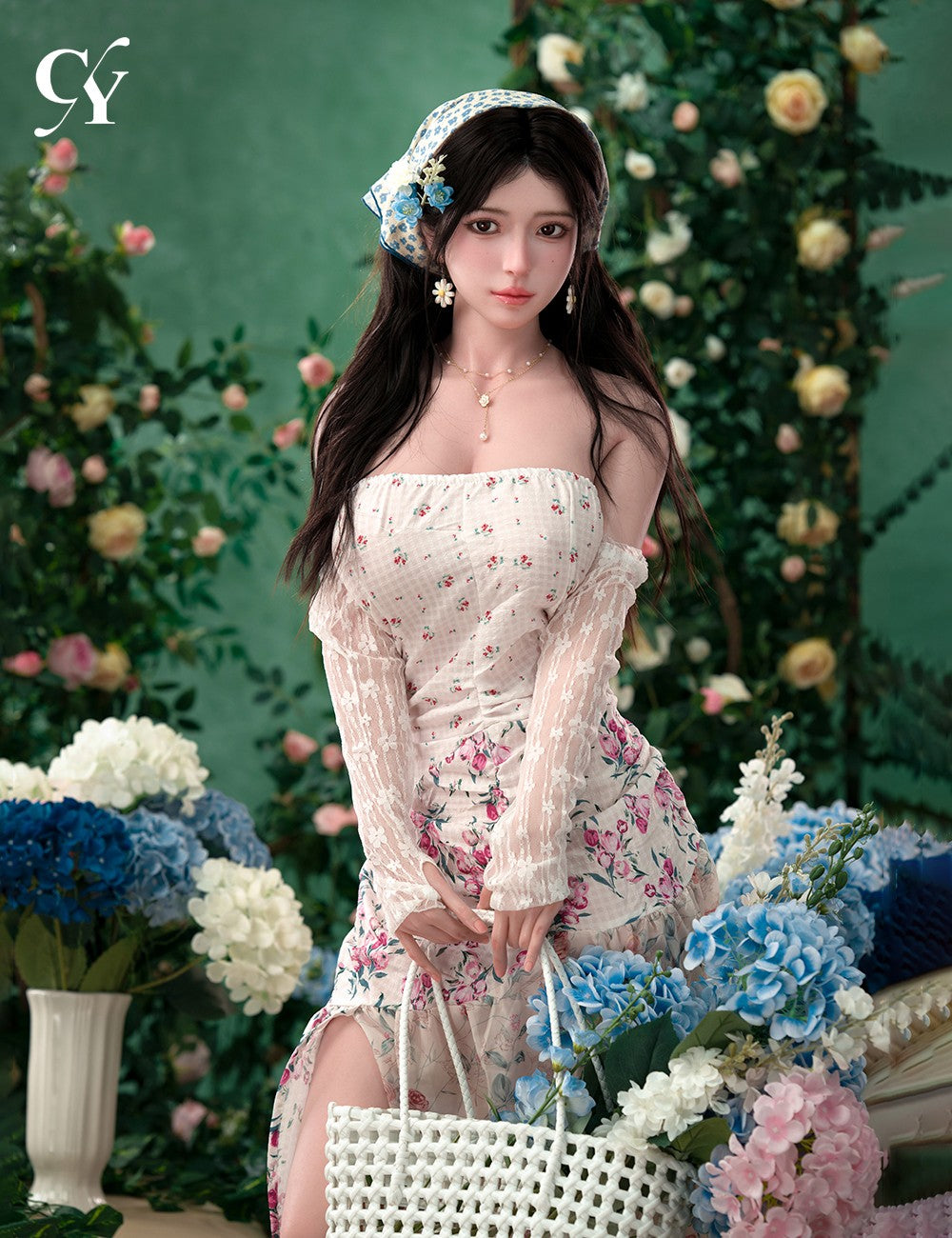 Una seksa lelle (TOP CYDOLL 167 cm D-kauss TPE + silikons)