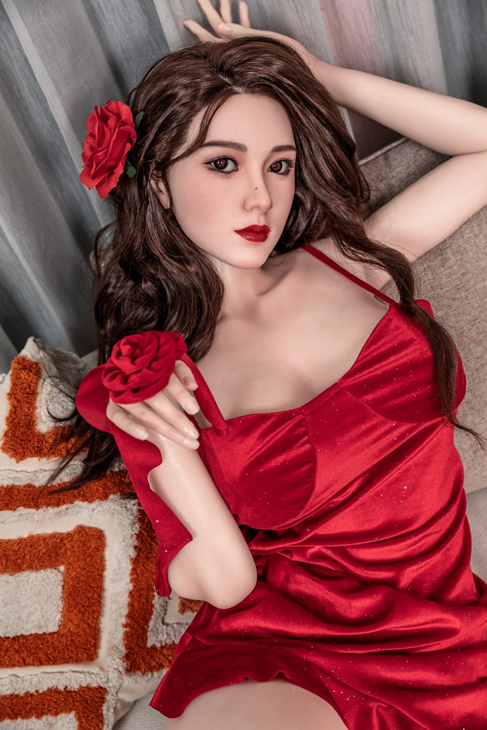 Seksa lelle Xue (Starpery 171 cm D-kauss TPE + silikons)