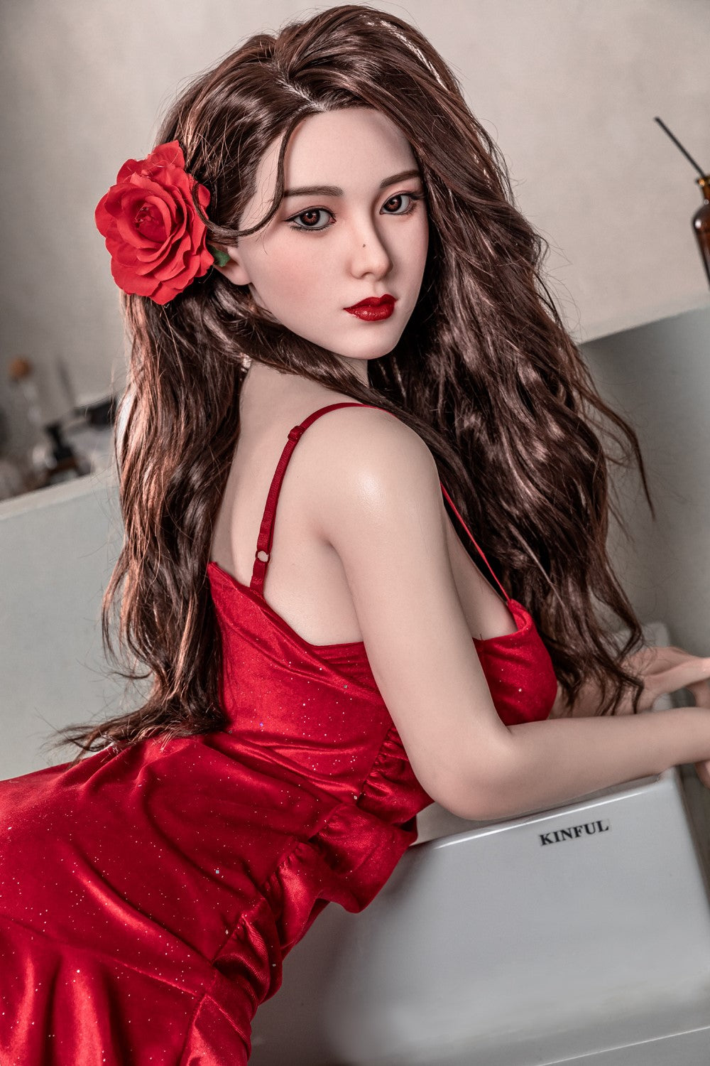 Seksa lelle Xue (Starpery 171 cm D-kauss TPE + silikons)