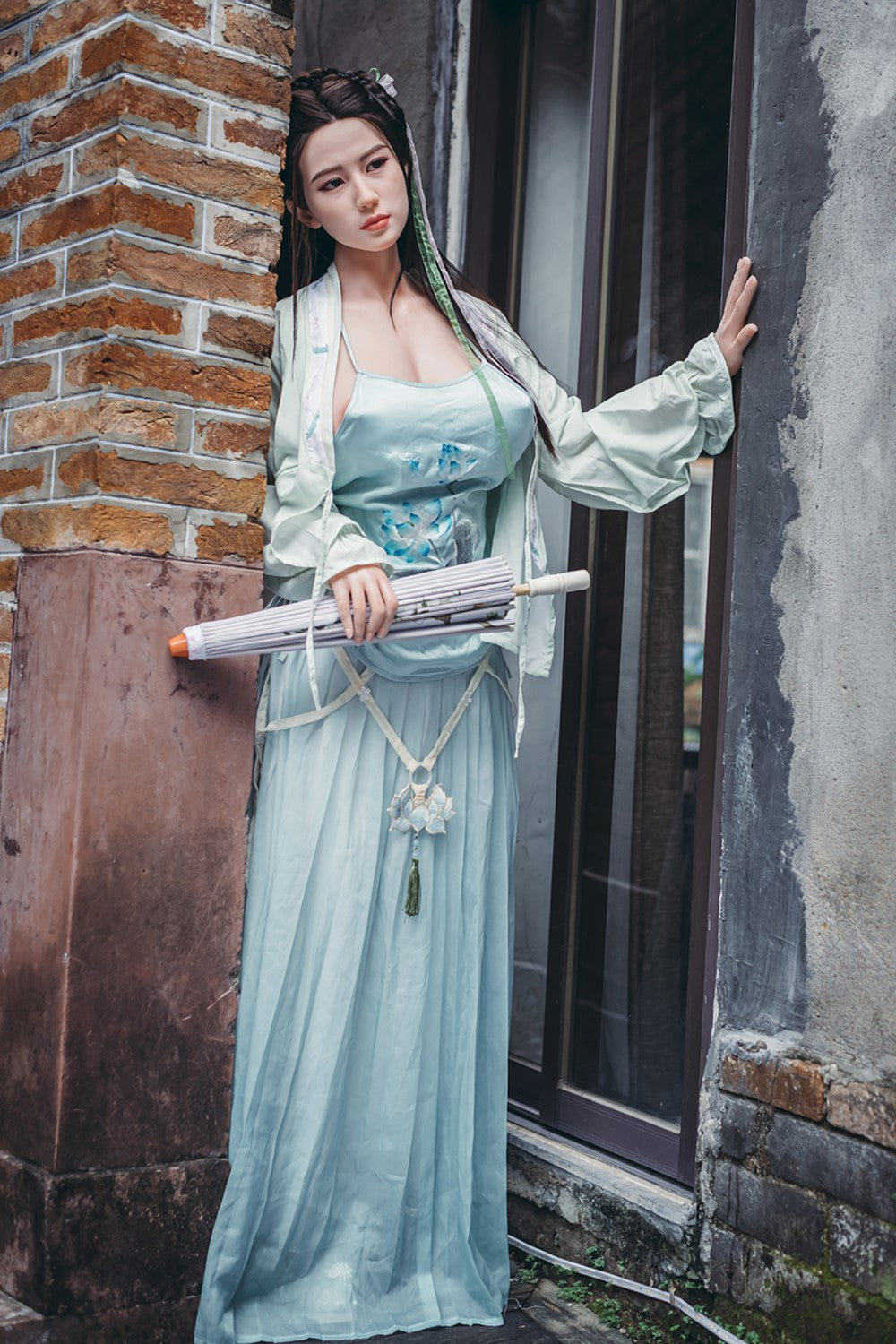 Jujanas seksa lelle (Starpery 163 cm G-kauss TPE + silikons)