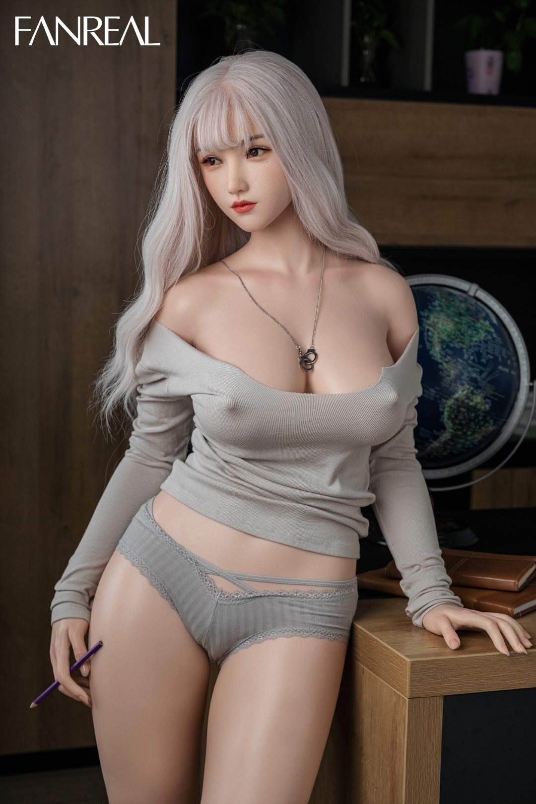 Jao seksa lelle (FanReal Doll 159 cm F-kauss silikons)