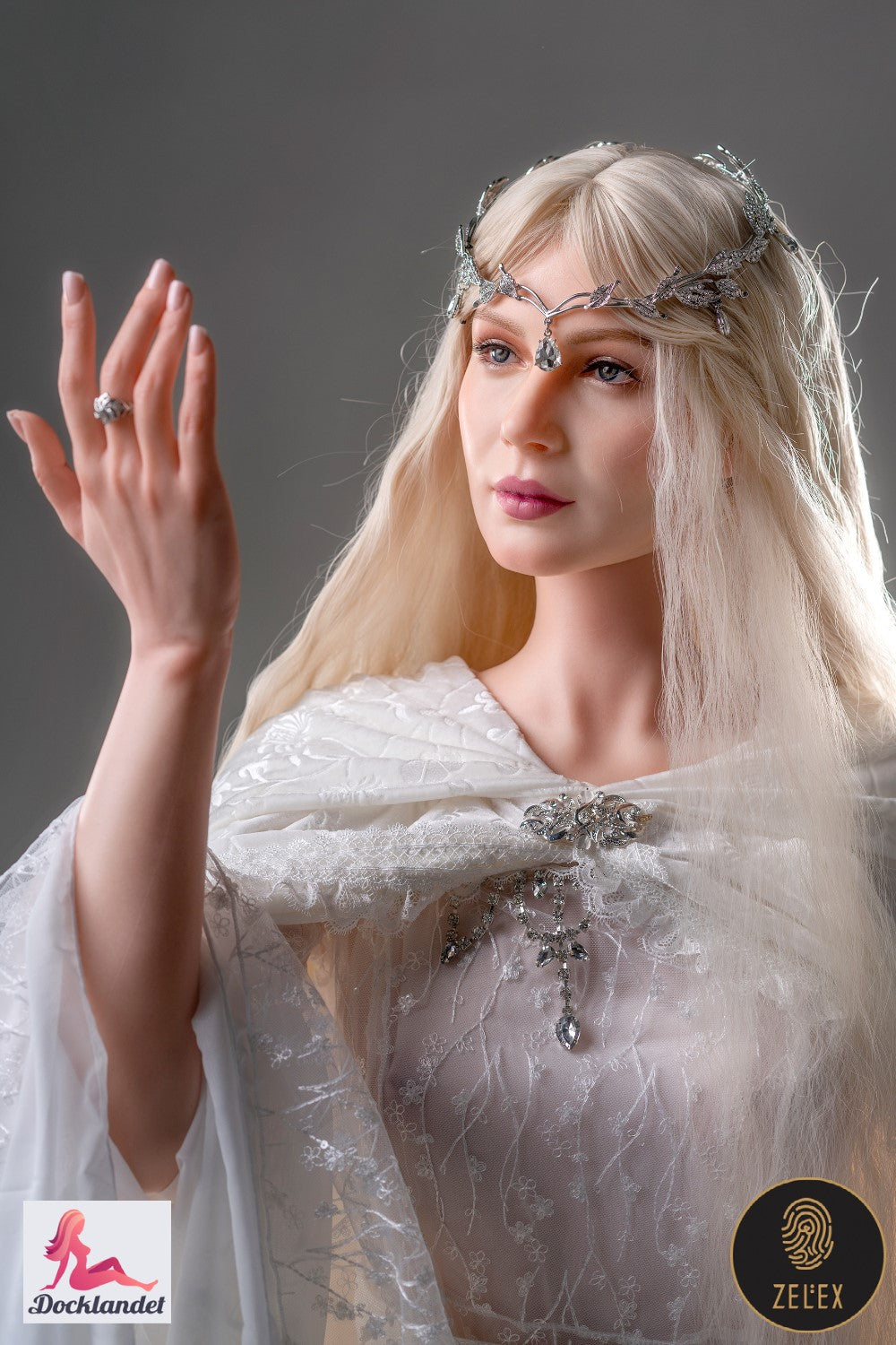 Seksa lelle Galadriel no Zelex. 175 cm gara seksa lelle ar E-kausa krūšu izmēru. 