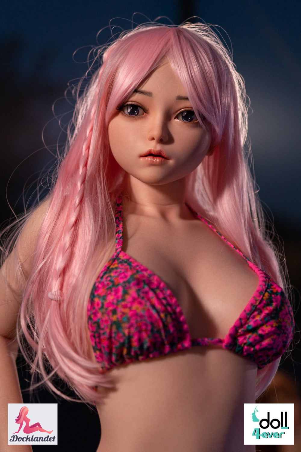 Seksa lelle Doll Forever Anna-May Silikona 160cm E-tase ar rozā matiem. Seksa lelle no Docklandet.redzi! 