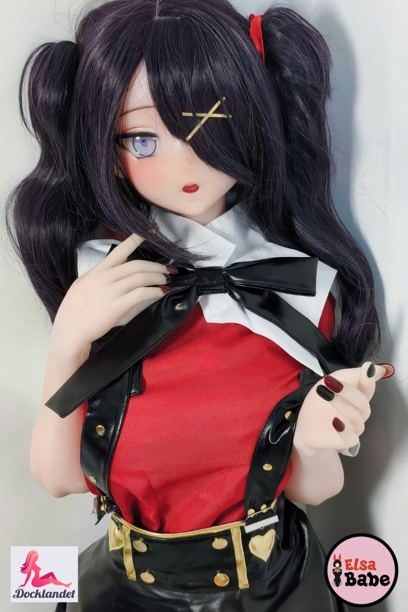 Furukawa Natsuki silikona seksa lelle 148 cm no Elsa Babe ar anime stilu un gariem melniem matiem.
