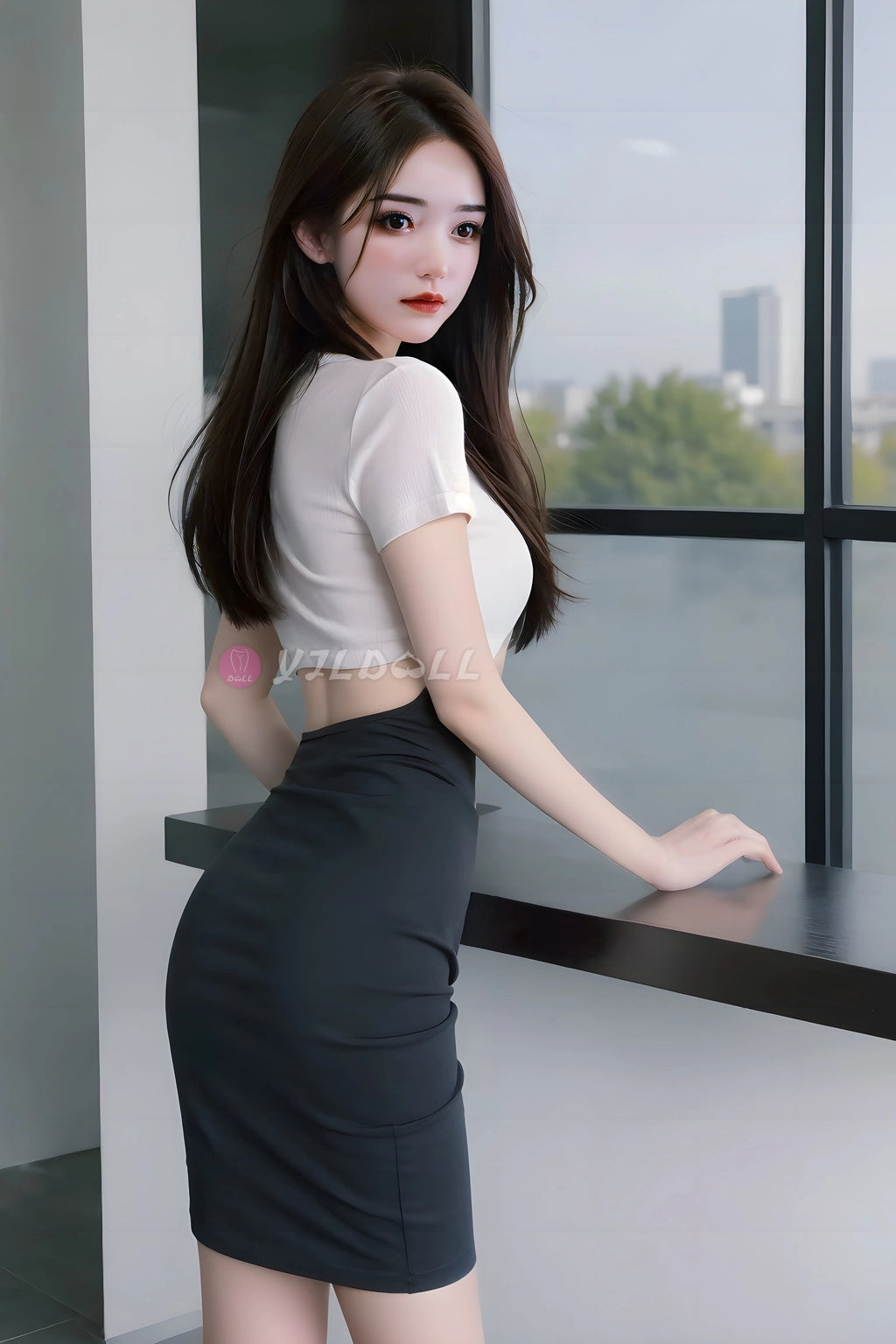 Vei Linga seksa lelle (YJL Doll 155 cm C-Cup #879 silikons)