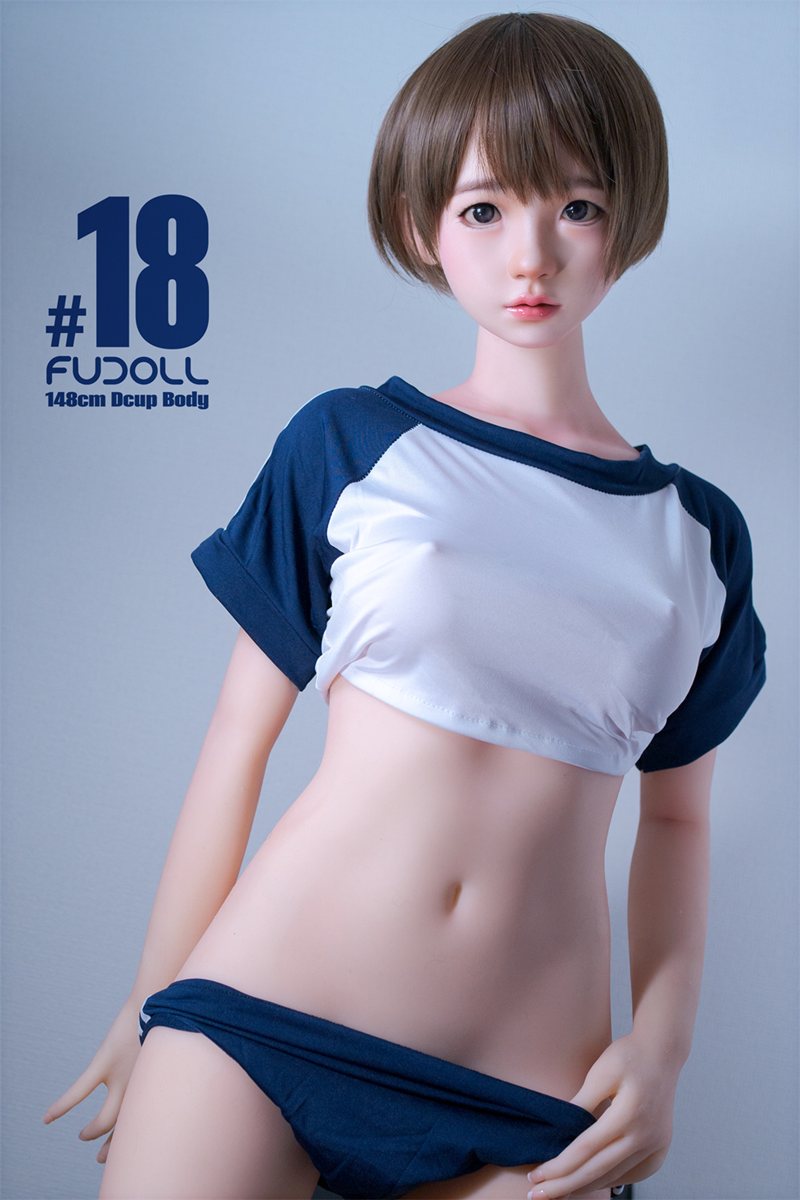 Našivaru seksa lelle (FUDoll 148 cm D-Cus #J018 TPE+Silikona)