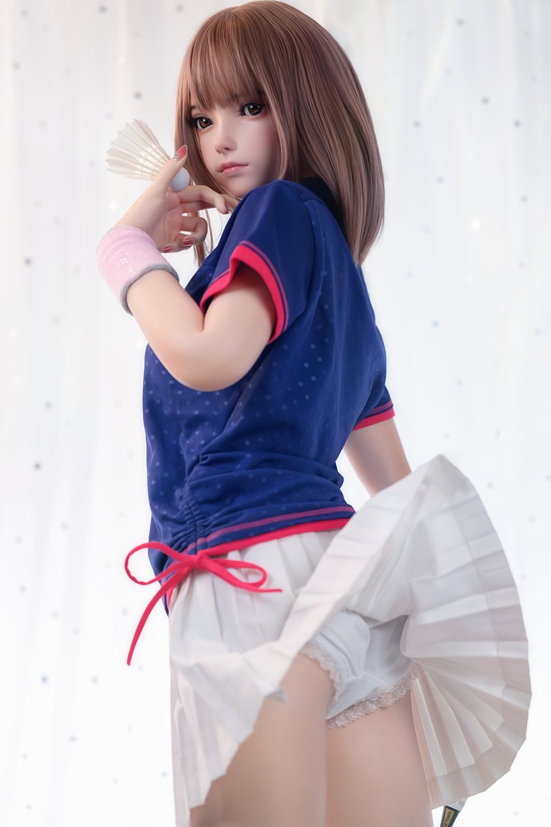 Sjao seksa lelle (FUDoll 150 cm B kauss # J024 Silikona)