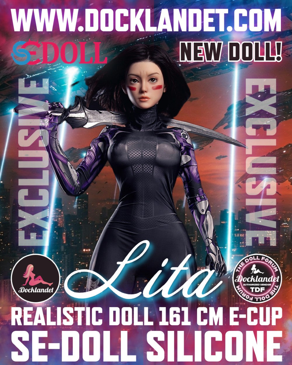 Lita.A "Alita" seksa lelle (SEDoll 161 cm E-Cus #149SC Silicone)