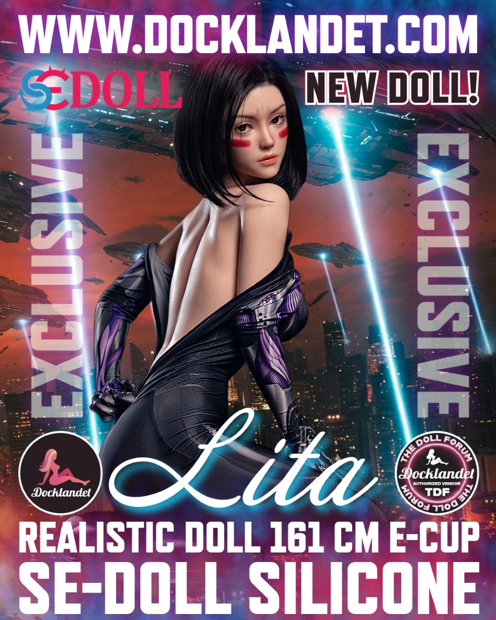 Lita.A "Alita" seksa lelle (SEDoll 161 cm E-Cus #149SC Silicone)