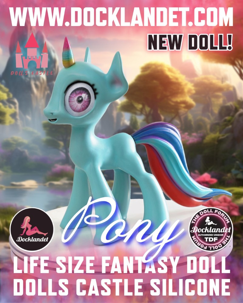 Poniju seksa lelle (Dolls Castle 46 cm silikons)