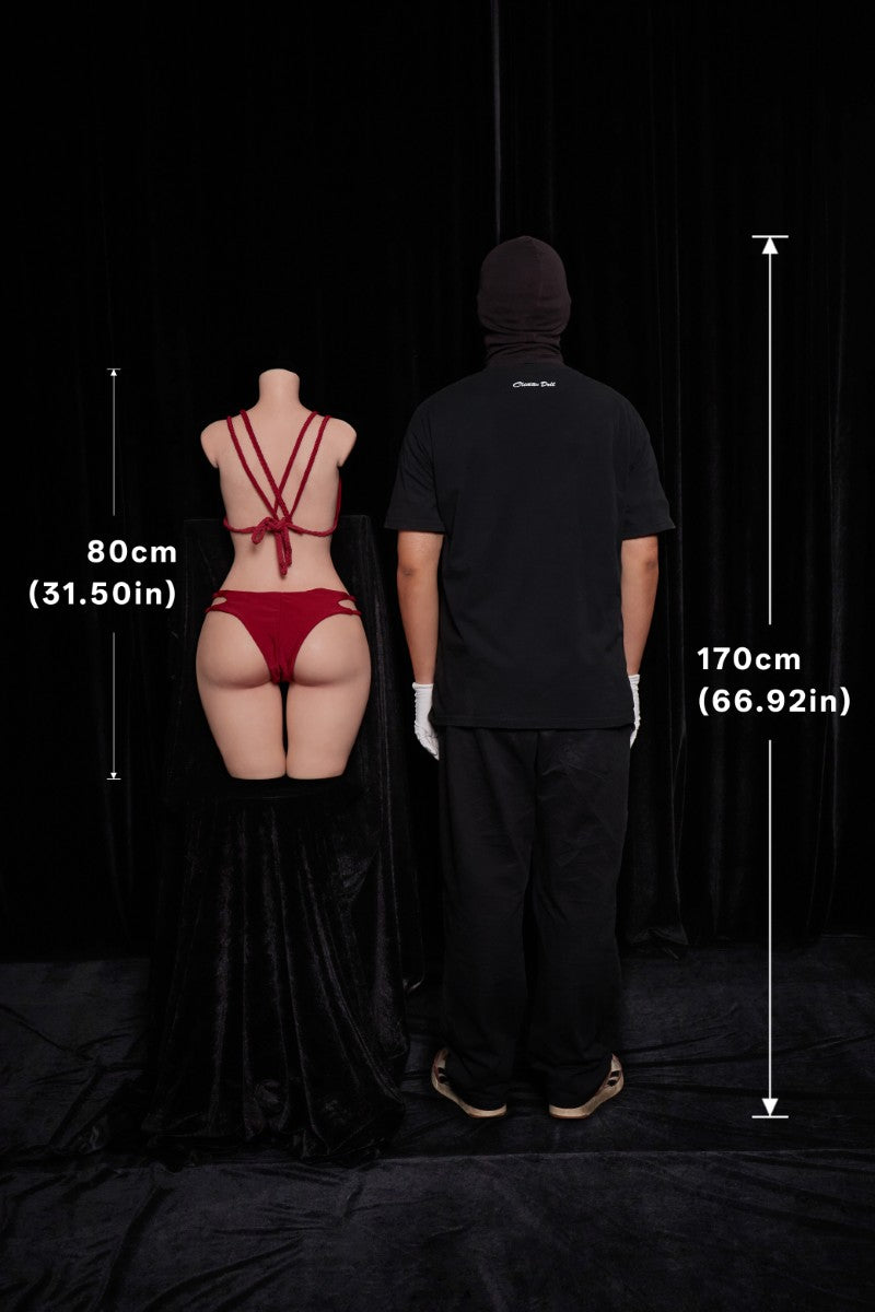 Petit Torso Sex Doll (Climax Lelle ULW 80 cm A glāze, silikons)
