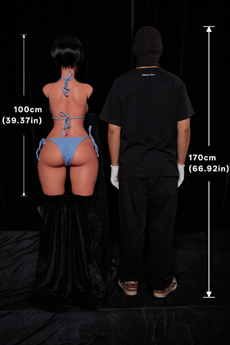 Seksa lelle Līvija Torso (Climax Lelle ULW 100cm E krūzīte Silikona)